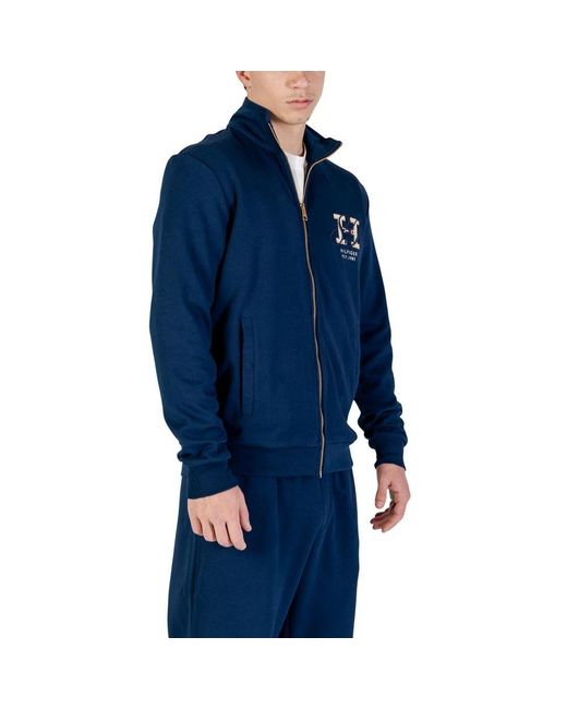 Tommy Hilfiger Blue Recycled Cotton Sweatshirt for men