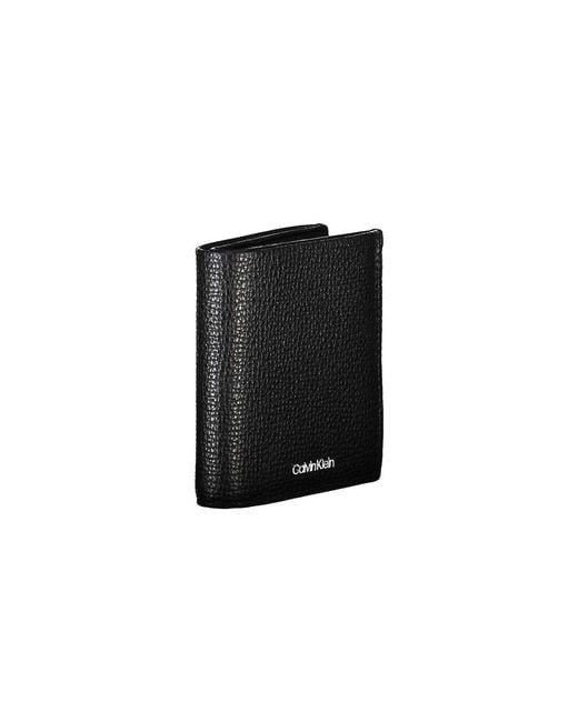 Calvin Klein Black Leather Wallet for men