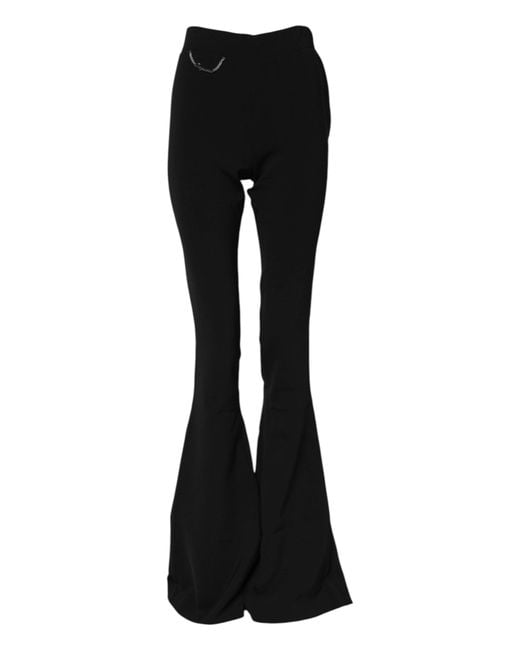 DSquared² Black Wide Trousers