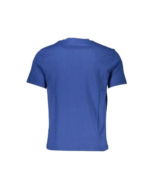 North Sails Blue Cotton T-Shirt for men