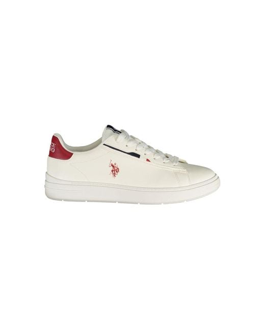 U.S. POLO ASSN. Multicolor White Polyurethane Men's Sneaker for men