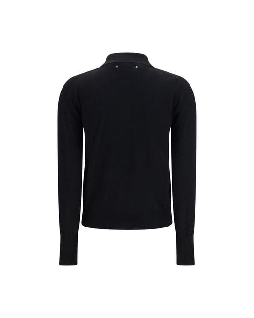 Golden Goose Deluxe Brand Blue Black Wool Oves Aries Shirt
