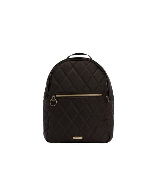 Barbour Black Green Polyamide Backpack