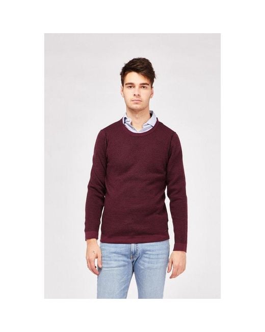 Gas Red Wool Sweatshirt for men