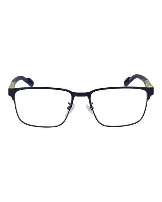 Adidas Brown Blue Metal Glasses (frames) for men