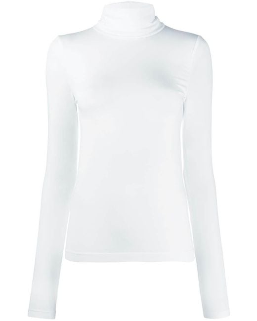 Wolford White Aurora Pullover