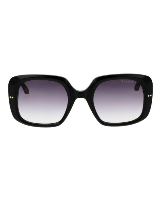 Ted Baker Black Acetate Sunglasses