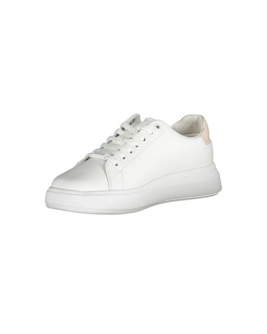 Calvin Klein White Leather Sneaker
