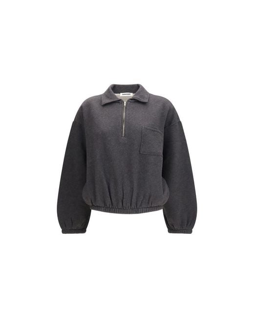 DARKPARK Gray Cotton Sweatshirt