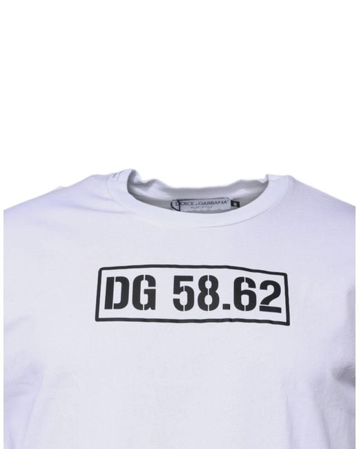 Dolce & Gabbana Blue Crew Neck Short Sleeve Tshirt Dg 5862 for men