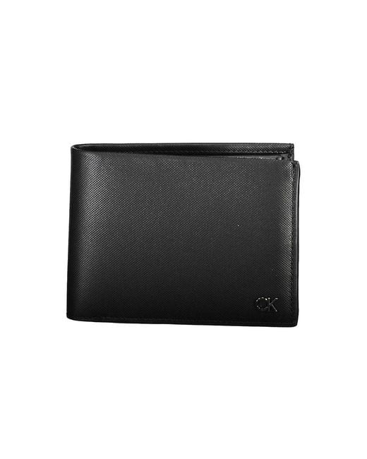 Calvin Klein Black Leather Wallet for men