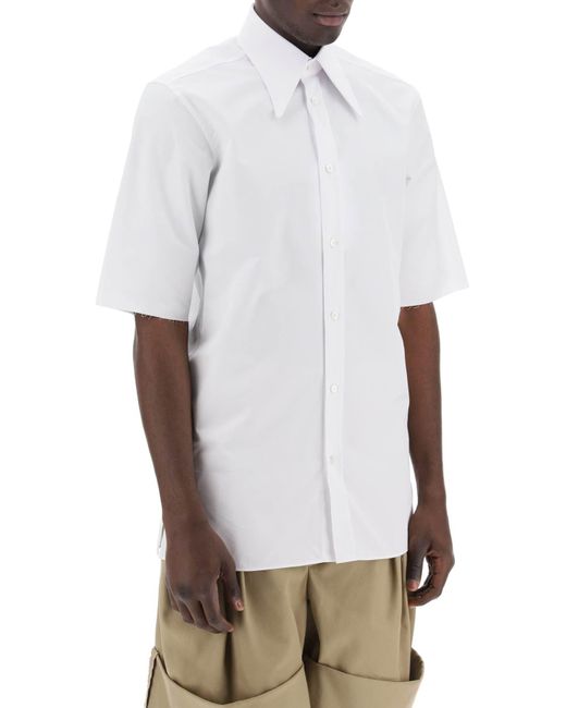 Maison Margiela White "Shirt With Studded for men