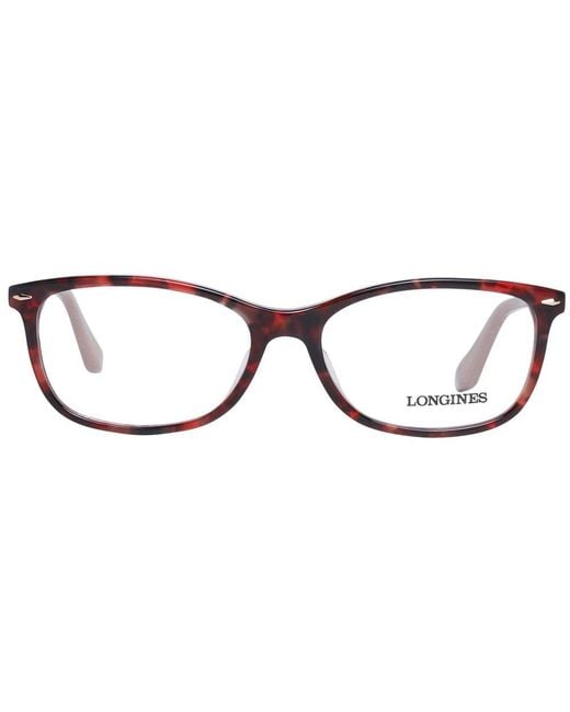 Longines Brown Multicolor Plastic Glasses (frames)