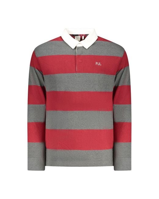 Pepe Jeans Red Rosso Cotton Mens Polo Shirt for men