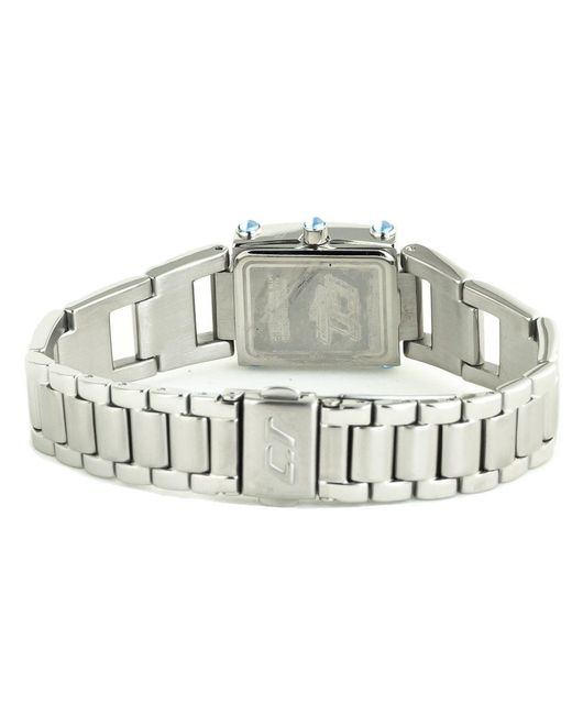 Chronotech Blue Silver Steel Watch