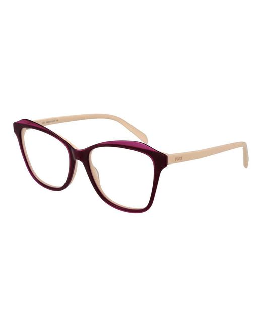 Emilio Pucci Brown Purple Plastic Glasses (frames)