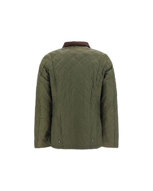 Barbour Green Heritage Quilt Jacket for men