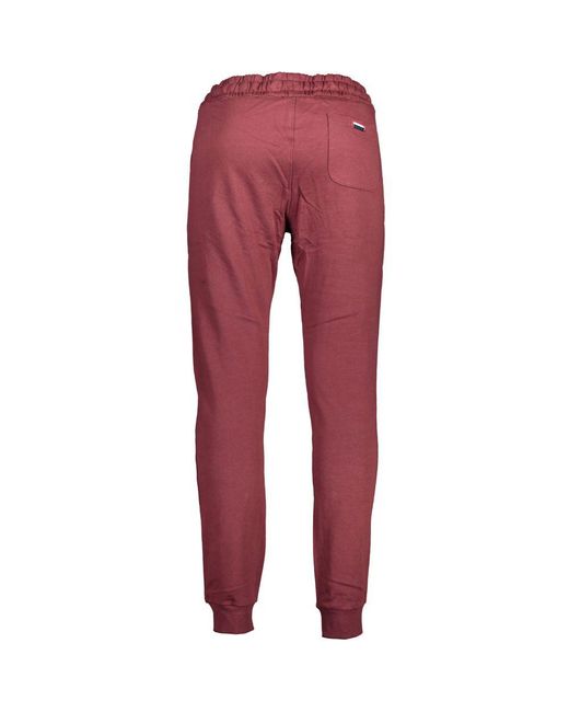 U.S. POLO ASSN. Red Violet Cotton Men's Trouser for men