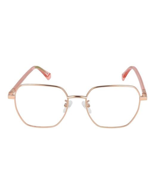 Polaroid White Gold Eco Metal Glasses (frames) for men