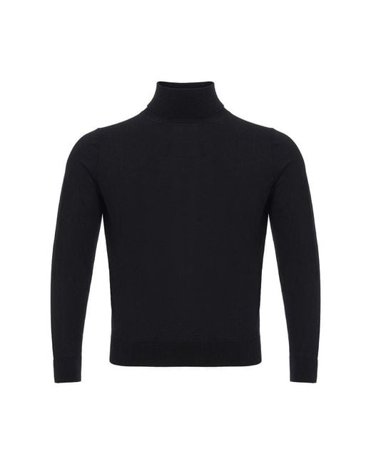 Colombo Black Cashemere Sweater for men