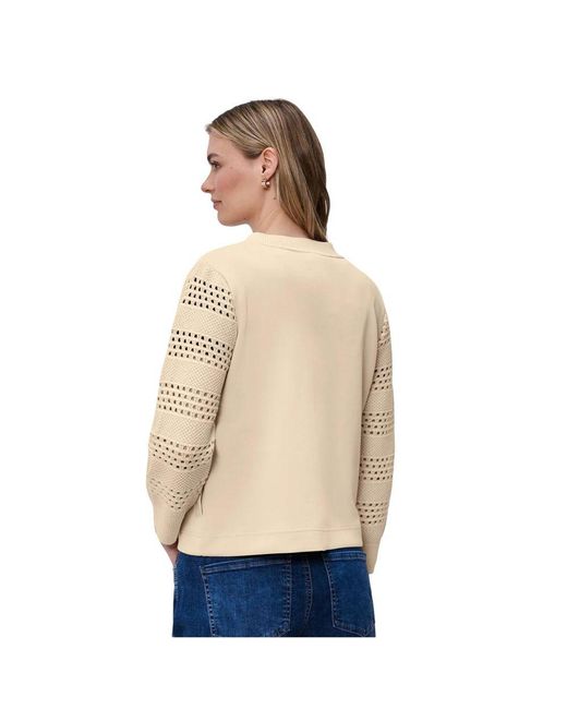 Street One Natural Beige Modal Sweatshirt