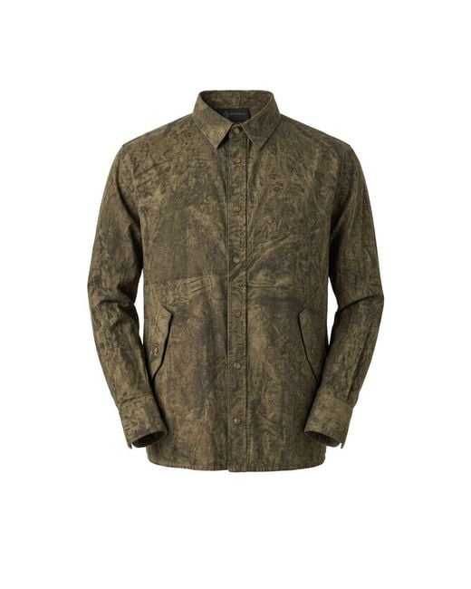 MR & MRS Green Viscose Men's Shirt for men