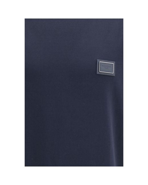 Dolce & Gabbana Blue Black Cotton T for men
