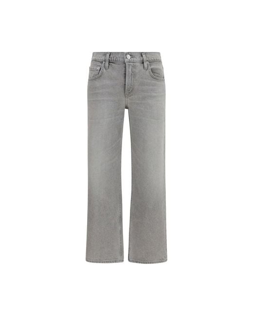 Citizens of Humanity Gray Cotton Straight