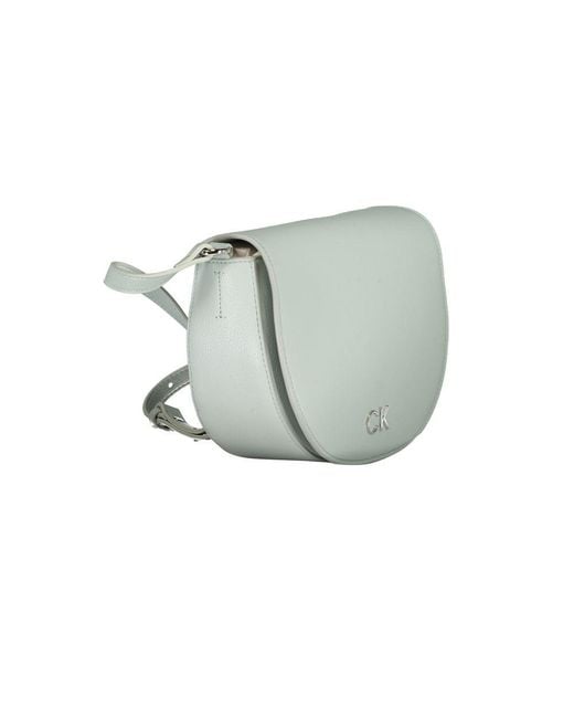 Calvin Klein Gray Polyurethane Handbag