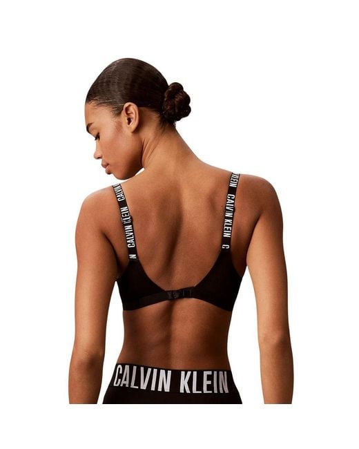 Calvin Klein Black Polyester Bra