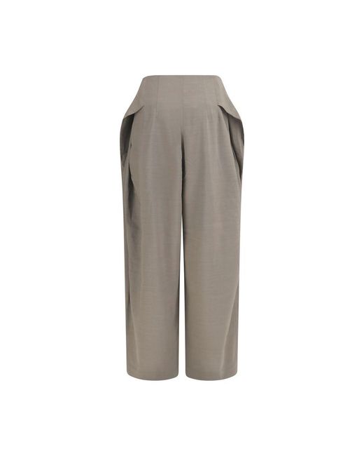 Jacquemus Gray Wool Oves Aries Fla Pants