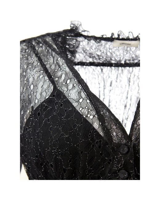 Lardini Black Elegant Nylon Dres