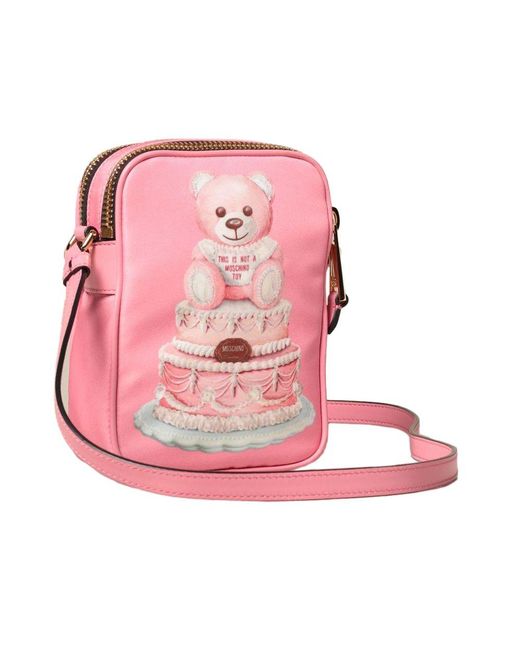 Moschino Couture Pink Nylon Crossbody Bag Lyst UK