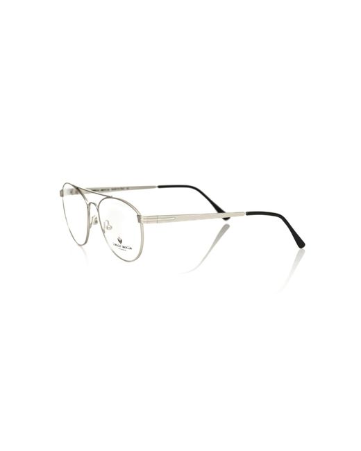 Frankie Morello Metallic Aviator Eyeglasses By