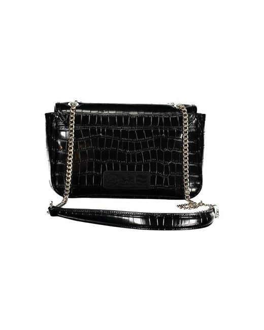 La Martina Black Polyethylene Handbag
