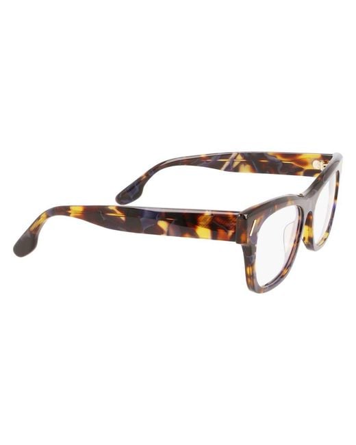 Victoria Beckham Brown Acetate Glasses (frames) | Lyst UK