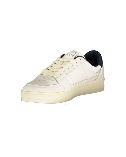 Tommy Hilfiger White Leather Sneaker for men