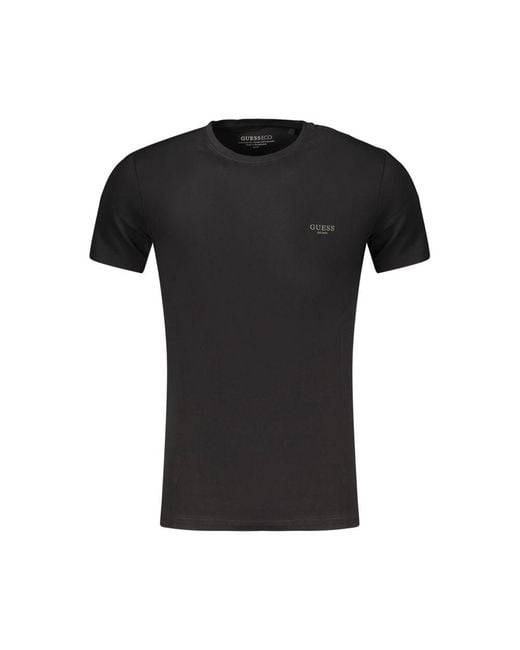 Guess Black Cotton Mens T for men