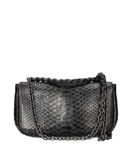 Tom Ford Black Skin Shoulder Bag
