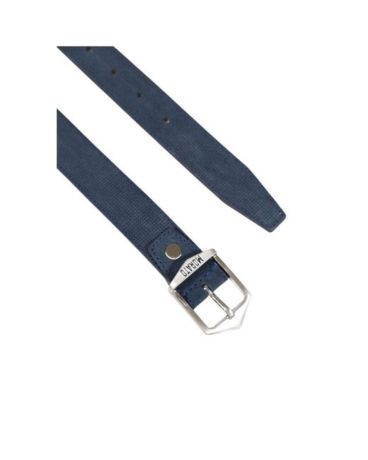 Antony Morato Blue Leather Regular Belt for men