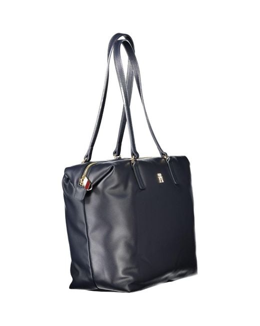 Tommy Hilfiger Black Polyester Shoulder Bag