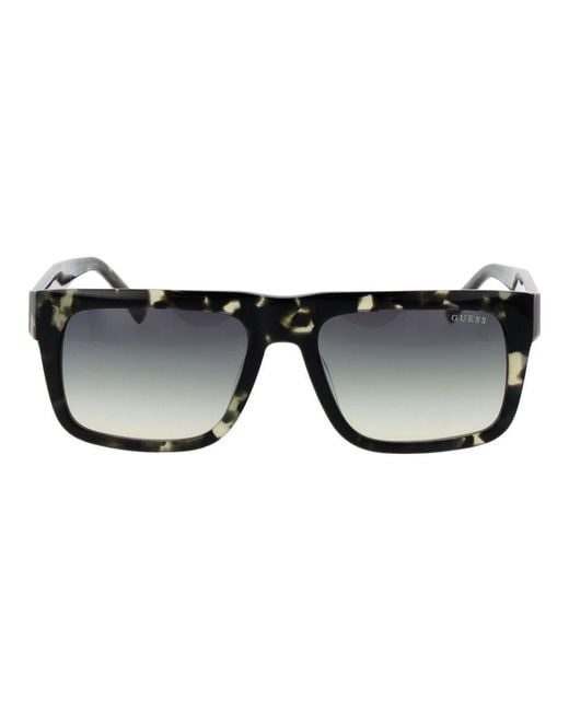 Guess Black Acetate Sunglasses for men