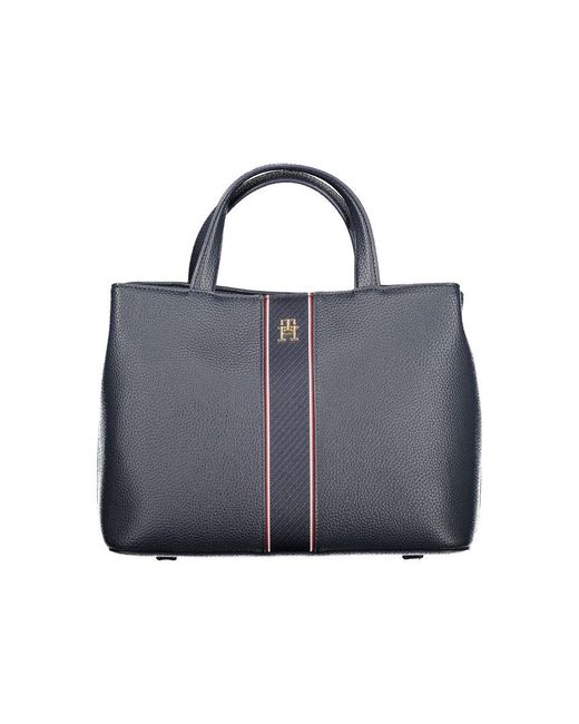 Tommy Hilfiger Blue Polyethylene Handbag