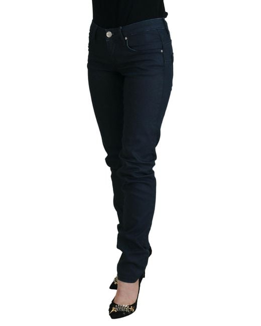 Acht Blue Chic Low Waist Skinny Jeans