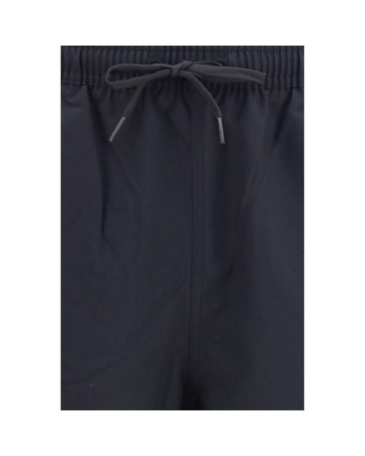 Fred Perry Blue Black Recycled Polyester Short And Mini Shorts for men