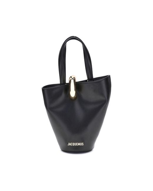 Jacquemus Black La Bambola Small Bucket Bag