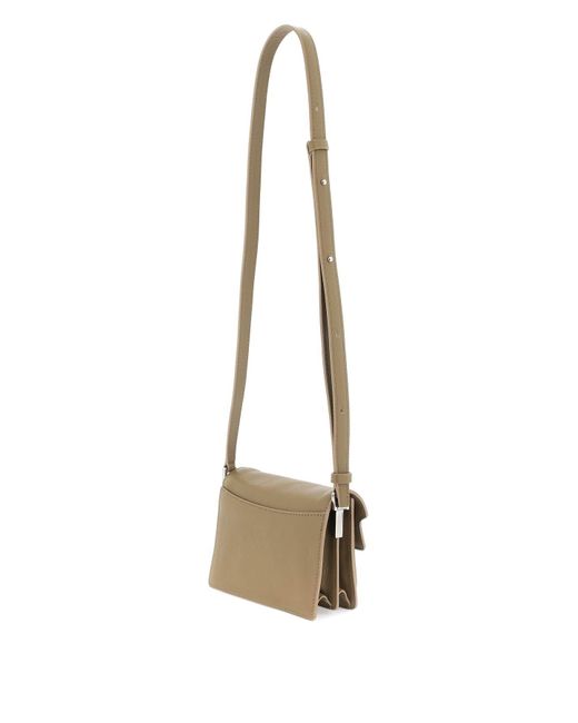 Marni Brown Mini Soft Trunk Shoulder Bag