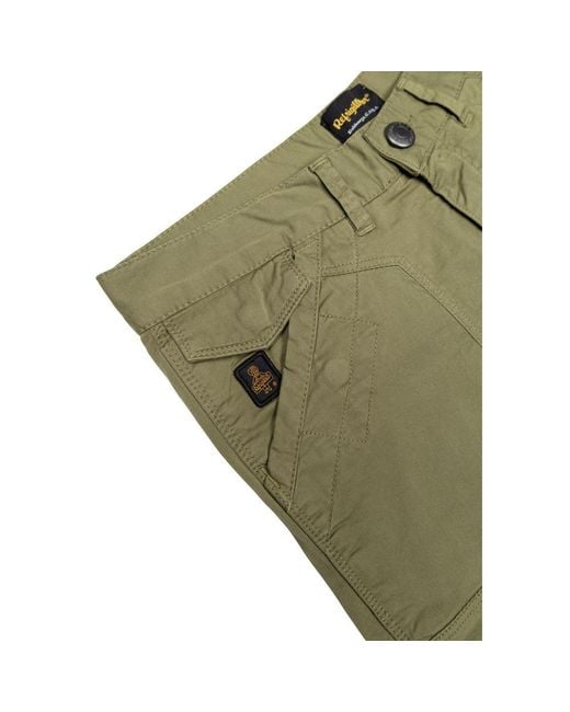 Refrigiwear Green Cotton Bermuda for men