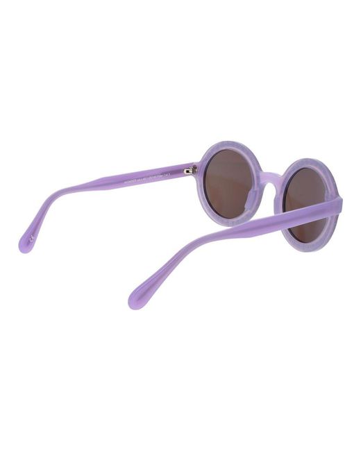 Andy Wolf Brown Purple Acetate Sunglasses
