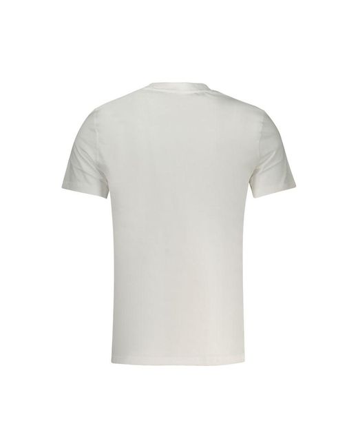 Guess Gray Bianco Cotton Men T for men